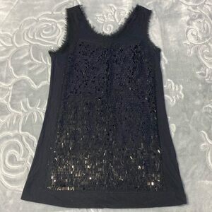 Simply Vera Vera Wang XS Black Tank Top
